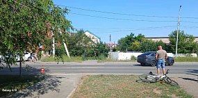 Автомобиль сбил 10-летнего велосипедиста на пешеходном переходе в Оренбурге
