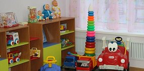 Игровая комната в детском саду, фото из архива