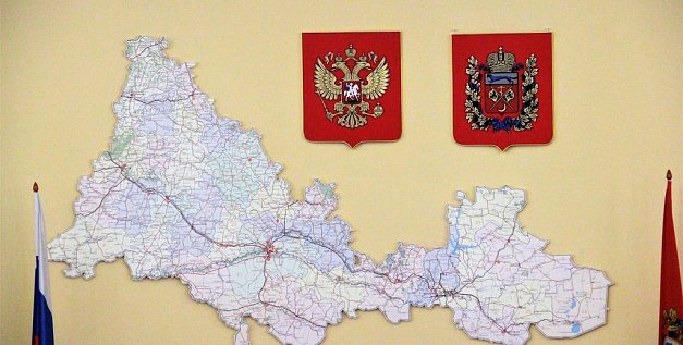 Оренбургская область на карте