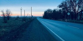 Дорога в ОРенбургской области