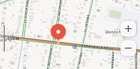 Перекрытый участок на Яндекс.Карты 