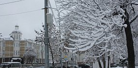 Зима в Оренбурге 