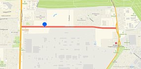 Улица Рокоссовского в Оренбурге; скрин карты 2ГИС