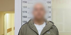 Задержанный мужчина. Фото УМВД по Оренбургской области