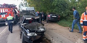 ДТП в Бугуруслане. Фото МЧС по Оренбургской области 