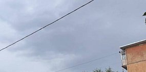 Небо в Орске 15 августа