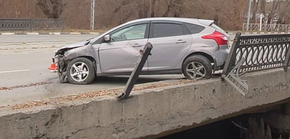 На месте ДТП