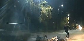 В Бузулуке на пешеходном переходе сбили несколько человек (видео)