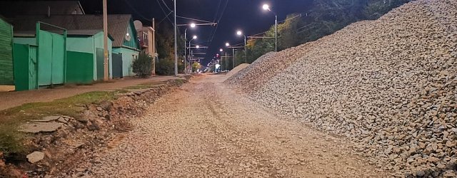 Улица Туркестанская в ночь с 23 на 24 сентября. Фото Андрея Локомотива 