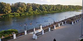 Набережная в Оренбурге