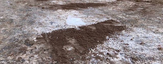 Песок на улицах Орска