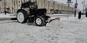 Трактор в Оренбурге. Фото из архива