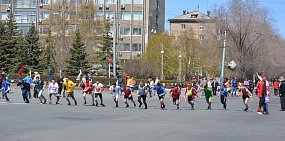 Традиционная эстафета по легкой атлетике в Орске, 2019 год 