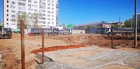 В Оренбурге началось строительство многоэтажного дома на пересечении улиц Терешковой и Корецкой