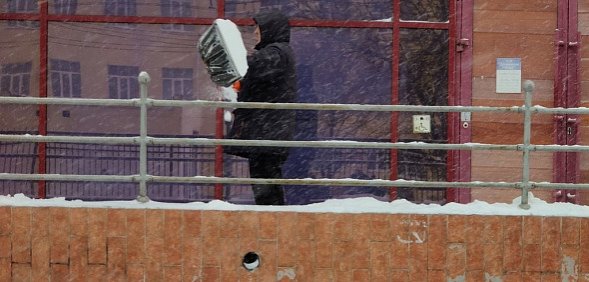 Зима в городе. Фото из архива 