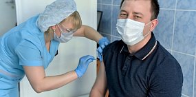 Коллектив «Газпромнефть-Оренбурга» активно вакцинируется от COVID-19