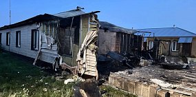 Частично обрушившийся дом. Фото прокуратуры Оренбургской области