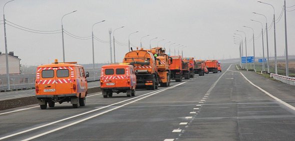 Дорога в Оренбургской области. Фото использовано для иллюстрации 