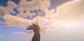 Школьники создали копию памятника «Родина-мать зовет!» в Minecraft