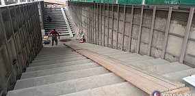 Пешеходной переход на улице Пролетарской 