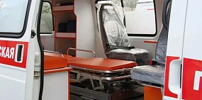 В машине скорой помощи. Фото из архива