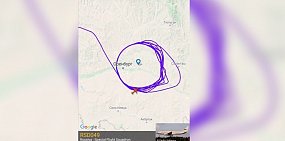 Над Оренбургом кружит самолет-ретранслятор президента России
