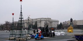 Работы на пл. им. Ленина. Источник: Администрация Оренбурга