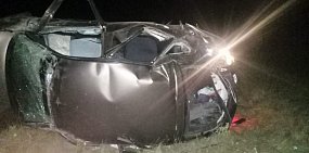 На месте ДТП. Фото УМВД по Оренбургской области 