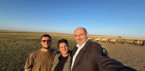 Евгений Солнцев в заповеднике. Фото тгк врио губернатора 