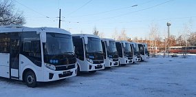 Общественный транспорт. Фото Правительство Оренбургской области