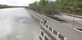 Уровень реки Урал в районе Оренбурга продолжает расти