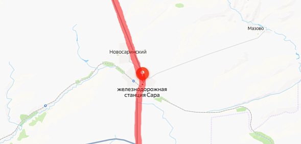 Обновление дороги ст. Сара-Самарское, фото: Яндекс.Карты