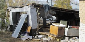 После взрыва. Фото УМВД по Оренбургской области 