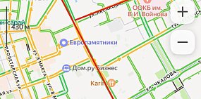 Улицы, на которых отключат водоснабжение. Источник: Яндекс.карты 