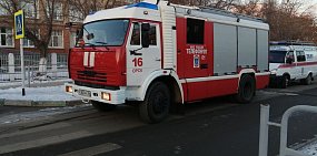 Пожарная машина в Орске, фото из архива 