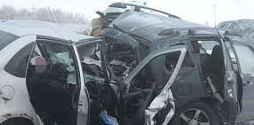 На месте ДТП. Фото госавтоинспекции 