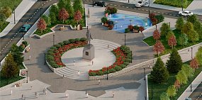 Площадь Кирилова в Орске после реконструкции станет полностью пешеходной