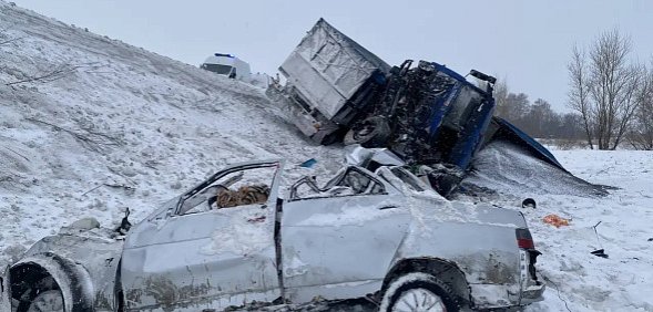 На месте ДТП. Источник: УМВД России по Оренбургской области