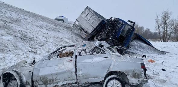На месте ДТП. Источник: УМВД России по Оренбургской области