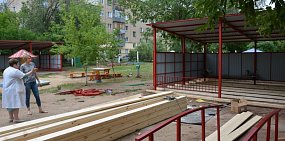 В Оренбурге идет ремонт в образовательных учреждениях