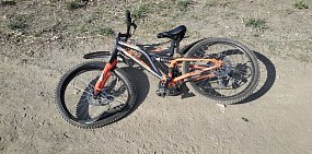 В Орске ребенок на велосипеде попал под колеса ГАЗели 