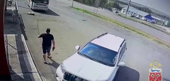 Подозреваемый. Источник: Стоп-кадр из видео УМВД России по Оренбургской области