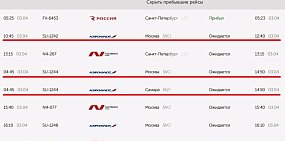 Задержано прибытие всех утренних рейсов «Аэрофлота» в аэропорт Оренбурга