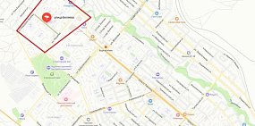 Район отключения в Орске. Источник: Яндекс.карты