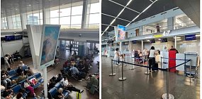 Обстановка во время действия ограничений. Источник: Аэропорт Оренбурга