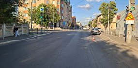 14-летний велосипедист попал под колеса автомобиля в Оренбурге