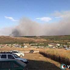 Пожар в районе Сары