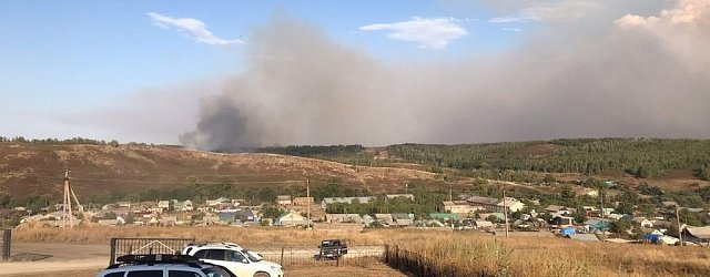 Пожар в районе Сары