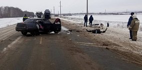 На месте ДТП. Источник: УМВД России по Оренбургской области