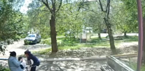 Момент взрыва. Источник: Стоп-кадр из видео с камеры домофона